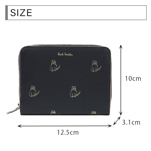 ポールスミス  Paul Smith キャットドゥードゥル 二つ折り財布 pauls853