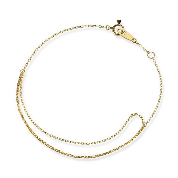 STAR JEWELRY girl スタージュエリーガール イエローゴールドブレスレット stargirl11