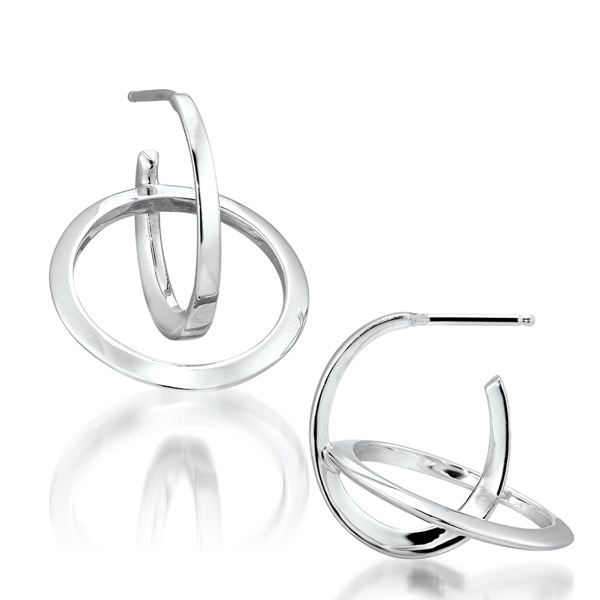 STAR JEWELRY スタージュエリー アシンメトリーシルバーピアス star351