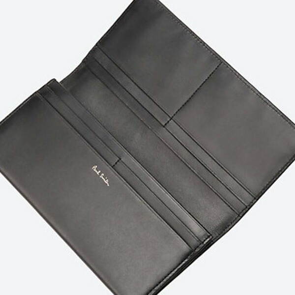 ポールスミス 長財布 かぶせ蓋 フラップ蓋 ストライプインセット  Paul Smith psm30