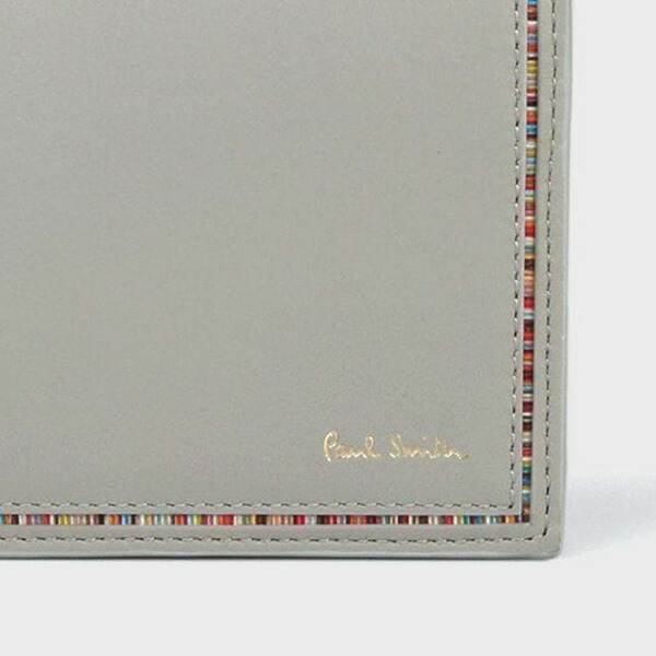 ポールスミス 長財布 かぶせ蓋 フラップ蓋 ストライプインセット  Paul Smith psm30