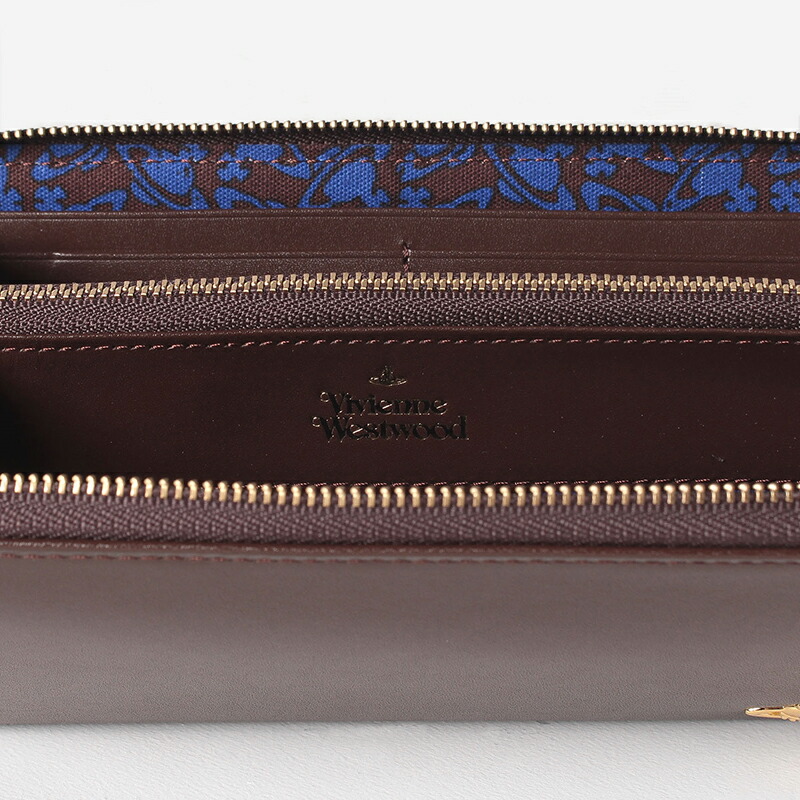 ヴィヴィアンウエストウッド Vivienne Westwood ヴィンテージWATER ORB ラウンドファスナー長財布 vivi678