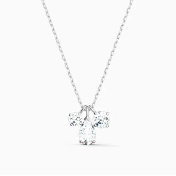 スワロフスキー SWAROVSKI ネックレス ペンダント ホワイト ドロップ しずく swaro01