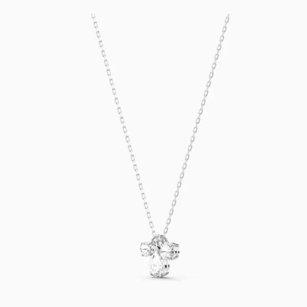 スワロフスキー SWAROVSKI ネックレス ペンダント ホワイト ドロップ しずく swaro01