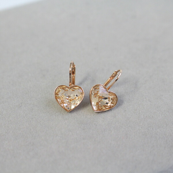 スワロフスキー SWAROVSKI ハートストーンピアス swaro12