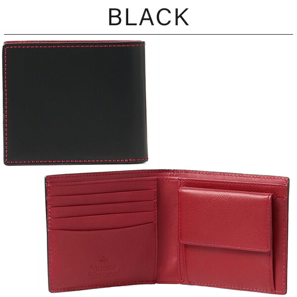 ヴィヴィアンウエストウッド VivienneWestwood カラーステッチ二つ折り財布 vivim11