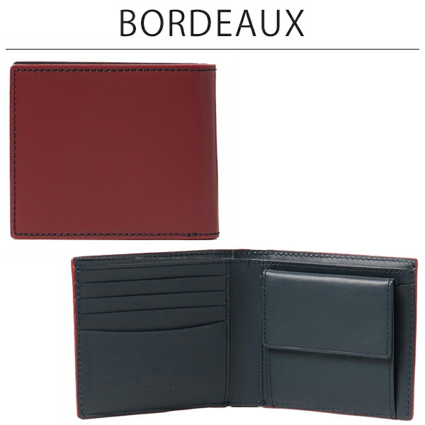 ヴィヴィアンウエストウッド VivienneWestwood カラーステッチ二つ折り財布 vivim11