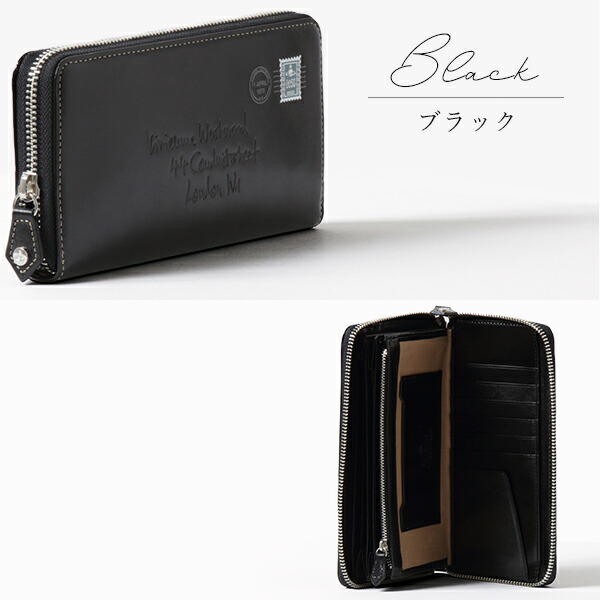 ヴィヴィアンウエストウッド Vivienne Westwood Envelopeラウンドファスナー長財布 vivim02