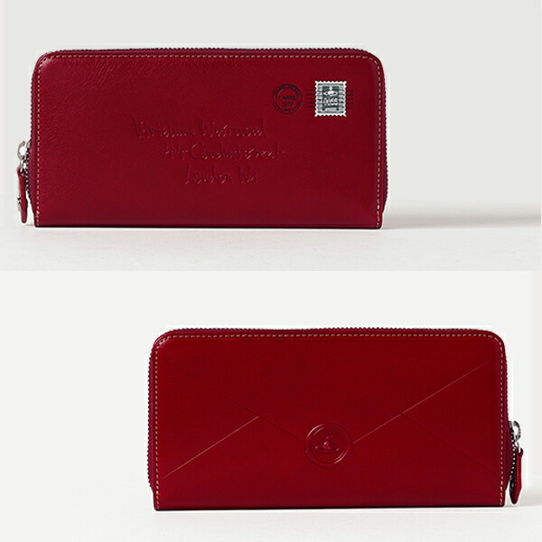ヴィヴィアンウエストウッド Vivienne Westwood Envelopeラウンドファスナー長財布 vivim02