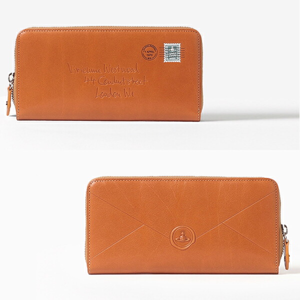 ヴィヴィアンウエストウッド Vivienne Westwood Envelopeラウンドファスナー長財布 vivim02