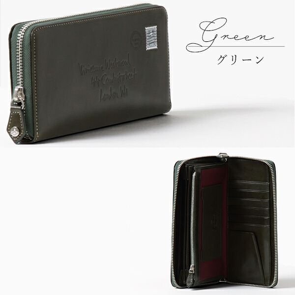 ヴィヴィアンウエストウッド Vivienne Westwood Envelopeラウンドファスナー長財布 vivim02