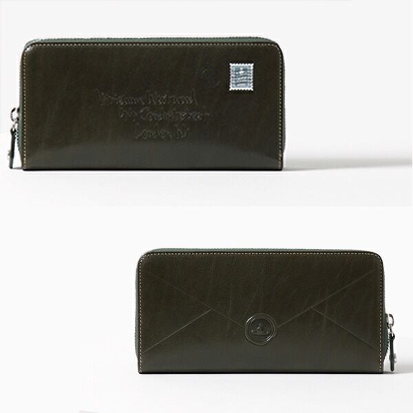 ヴィヴィアンウエストウッド Vivienne Westwood Envelopeラウンドファスナー長財布 vivim02