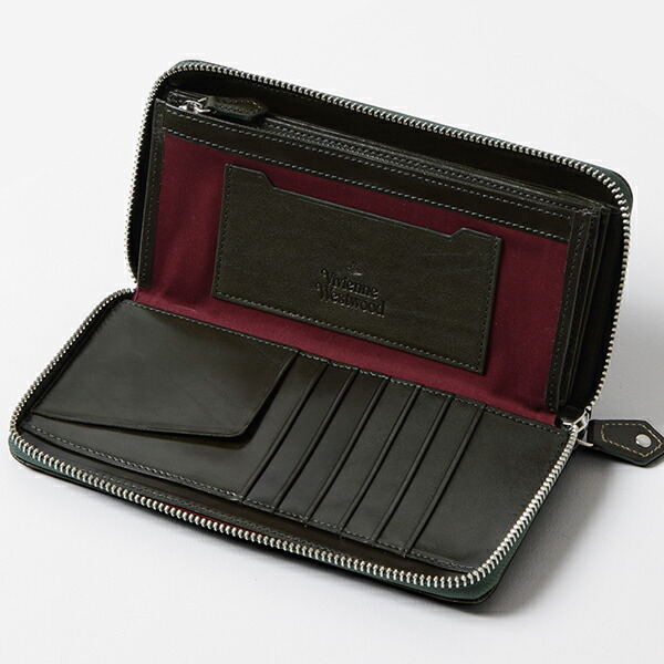 ヴィヴィアンウエストウッド Vivienne Westwood Envelopeラウンドファスナー長財布 vivim02