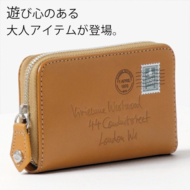 ヴィヴィアンウエストウッド Vivienne Westwood Envelopeラウンドファスナー小銭入れ vivim03