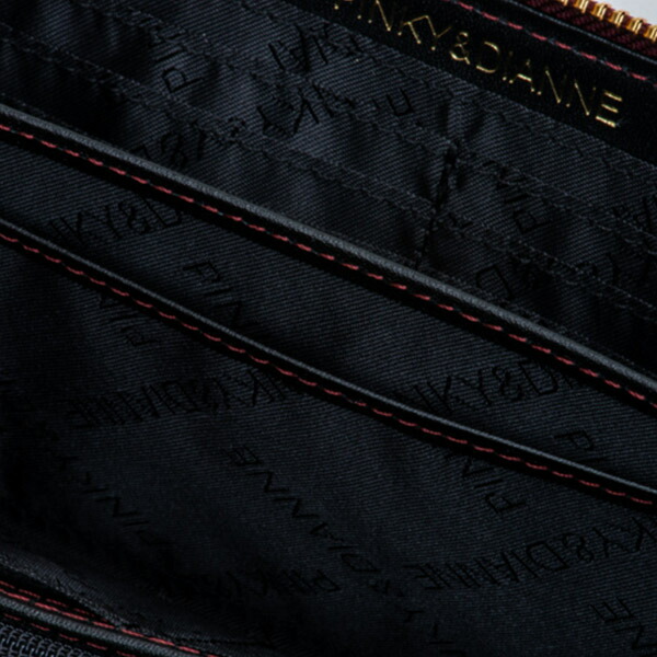 ピンキー＆ダイアン ジオメトリック ファスナー長財布 pinky393