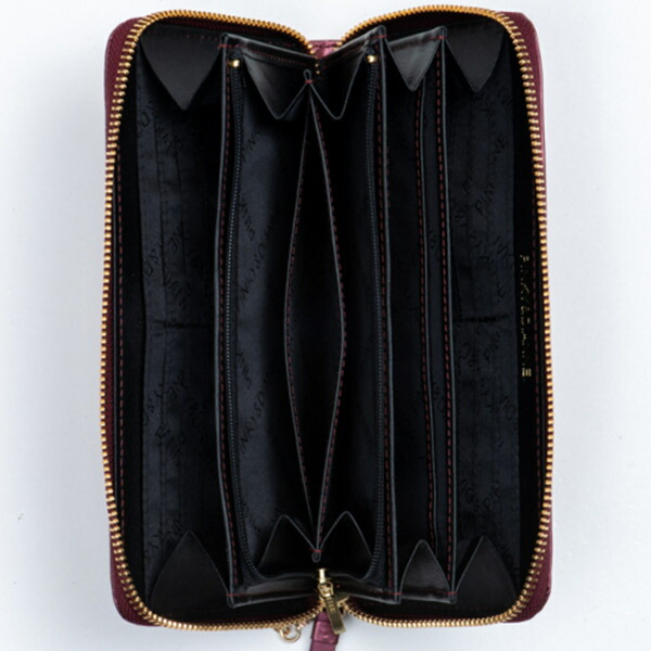 ピンキー＆ダイアン ジオメトリック ファスナー長財布 pinky393