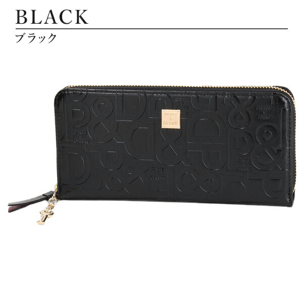 ピンキー＆ダイアン ジオメトリック ファスナー長財布 pinky393