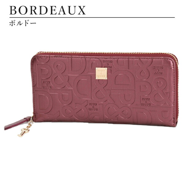 ピンキー＆ダイアン ジオメトリック ファスナー長財布 pinky393