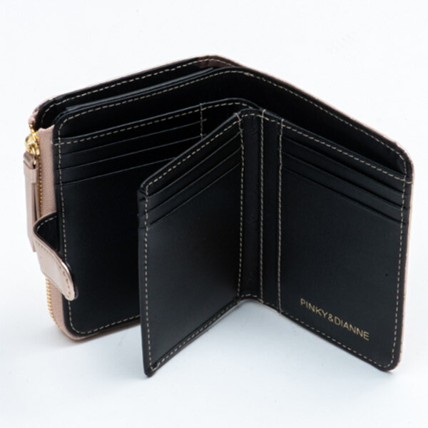 ピンキー＆ダイアン ジオメトリック L字ファスナー2つ折り財布 pinky394