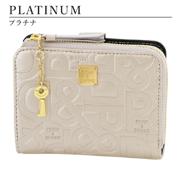 ピンキー＆ダイアン ジオメトリック L字ファスナー2つ折り財布 pinky394