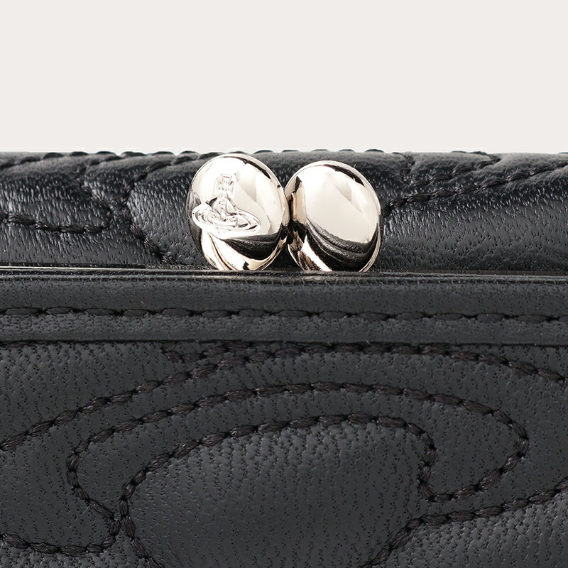 ヴィヴィアンウエストウッド  Vivienne Westwood キルティングWATER ORB 二つ折り財布 vivil04