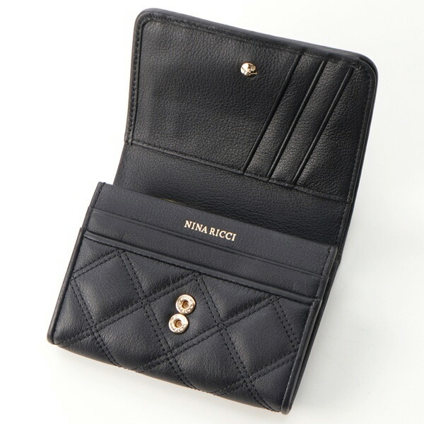 ニナリッチ NINA RICCI ルクソール かぶせ二つ折りキルト財布 ninari37