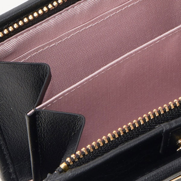 ニナリッチ NINA RICCI ルクソール L字ファスナー二つ折りキルト財布 ninari39