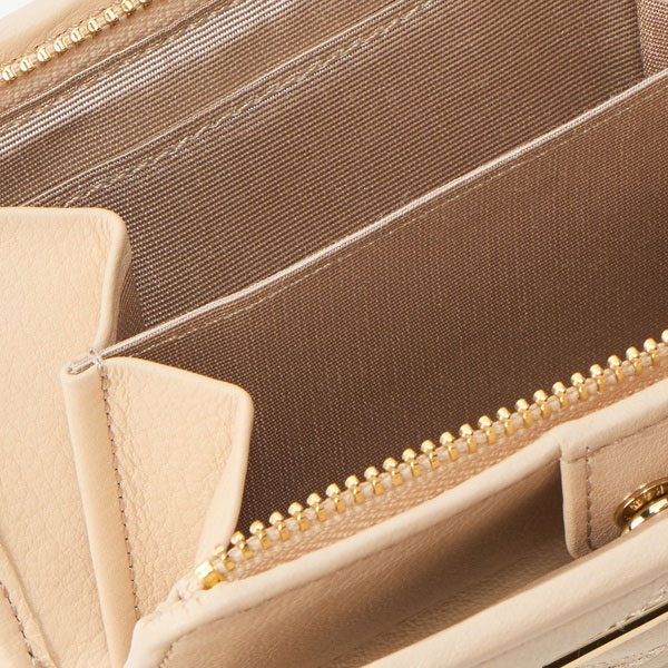 ニナリッチ NINA RICCI ルクソール L字ファスナー二つ折りキルト財布 ninari39