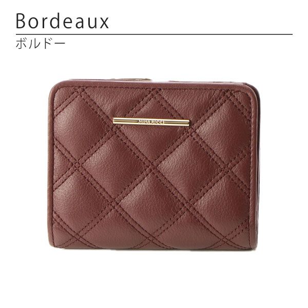 ニナリッチ NINA RICCI ルクソール L字ファスナー二つ折りキルト財布 ninari39