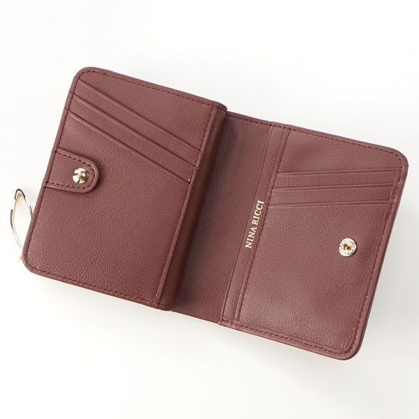 ニナリッチ NINA RICCI ルクソール L字ファスナー二つ折りキルト財布 ninari39