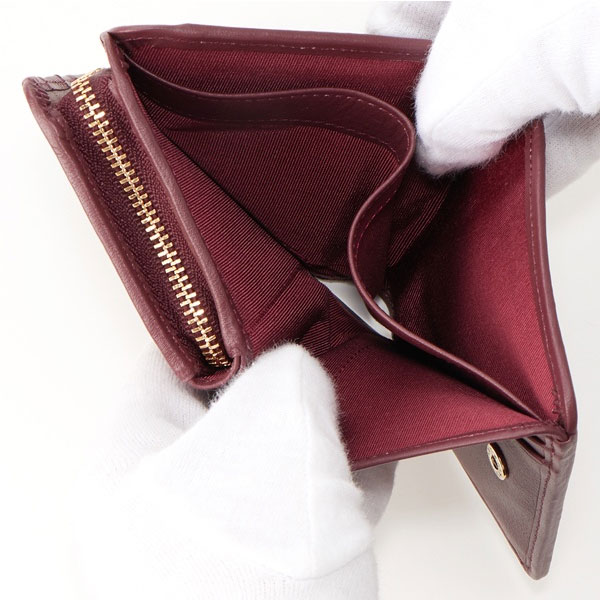 ニナリッチ NINA RICCI ルクソール L字ファスナー二つ折りキルト財布 ninari39
