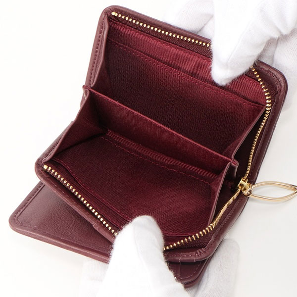 ニナリッチ NINA RICCI ルクソール L字ファスナー二つ折りキルト財布 ninari39