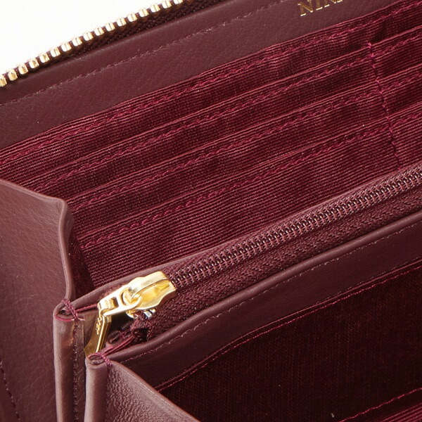 ニナリッチ NINA RICCI ルクソール ラウンドファスナーキルト長財布 ninari40