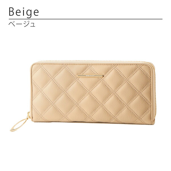 ニナリッチ NINA RICCI ルクソール ラウンドファスナーキルト長財布 ninari40