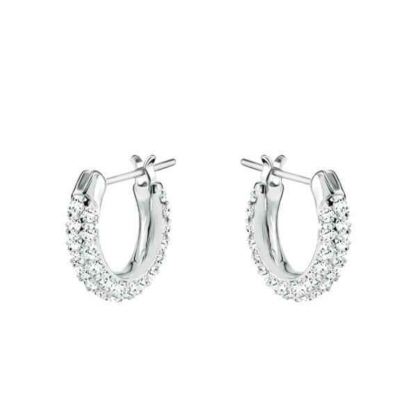 スワロフスキー SWAROVSKI ストーンフープピアス swaro16