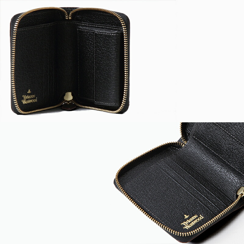 ヴィヴィアンウエストウッド Vivienne Westwood  EXECUTIVE ラウンドファスナー二つ折り財布 vivil09