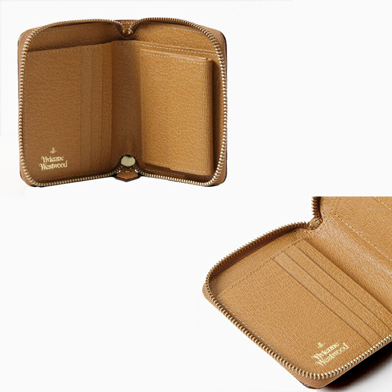 ヴィヴィアンウエストウッド Vivienne Westwood  EXECUTIVE ラウンドファスナー二つ折り財布 vivil09