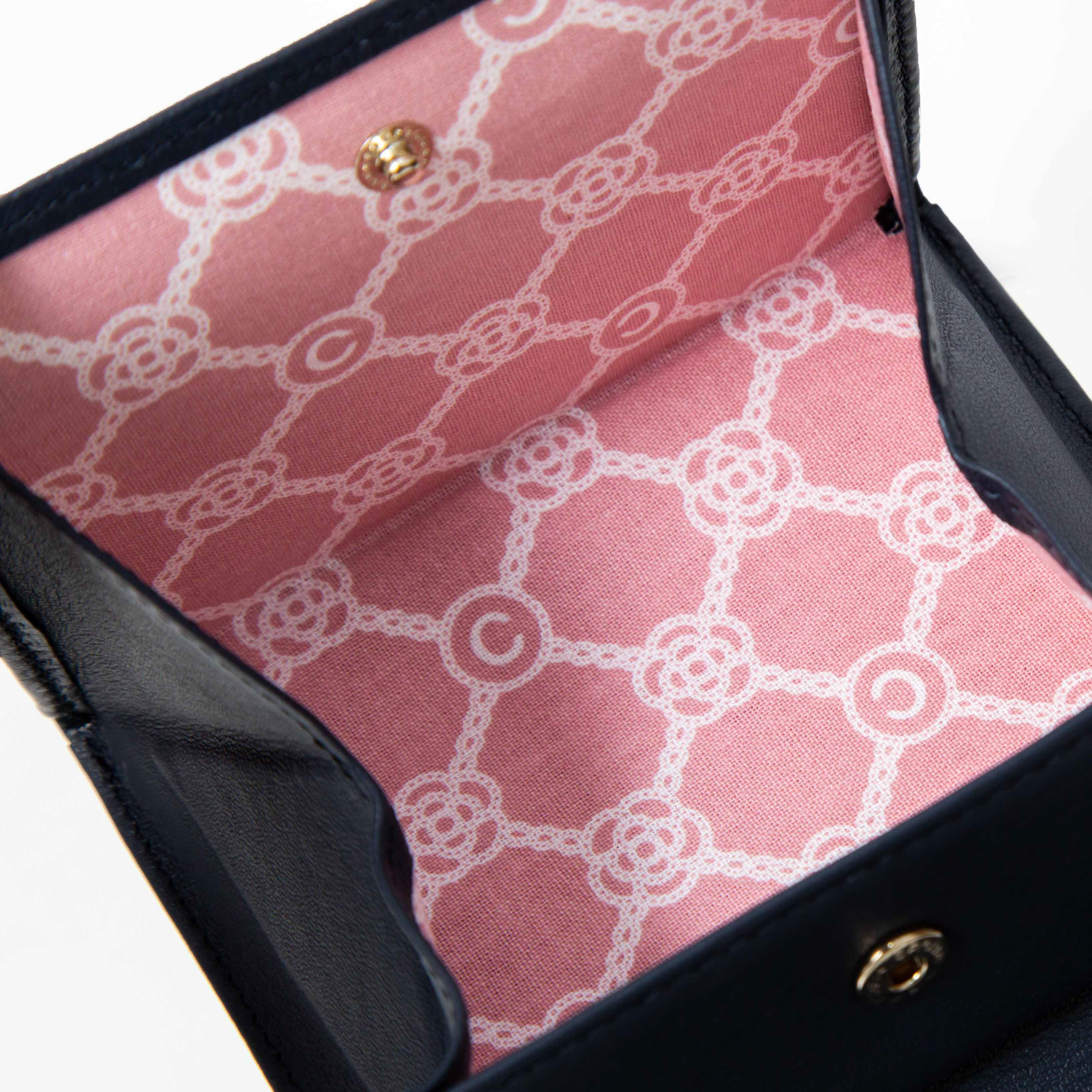 【タンプ限定/名入れ】折り財布＆ひざ掛けレースハンカチ