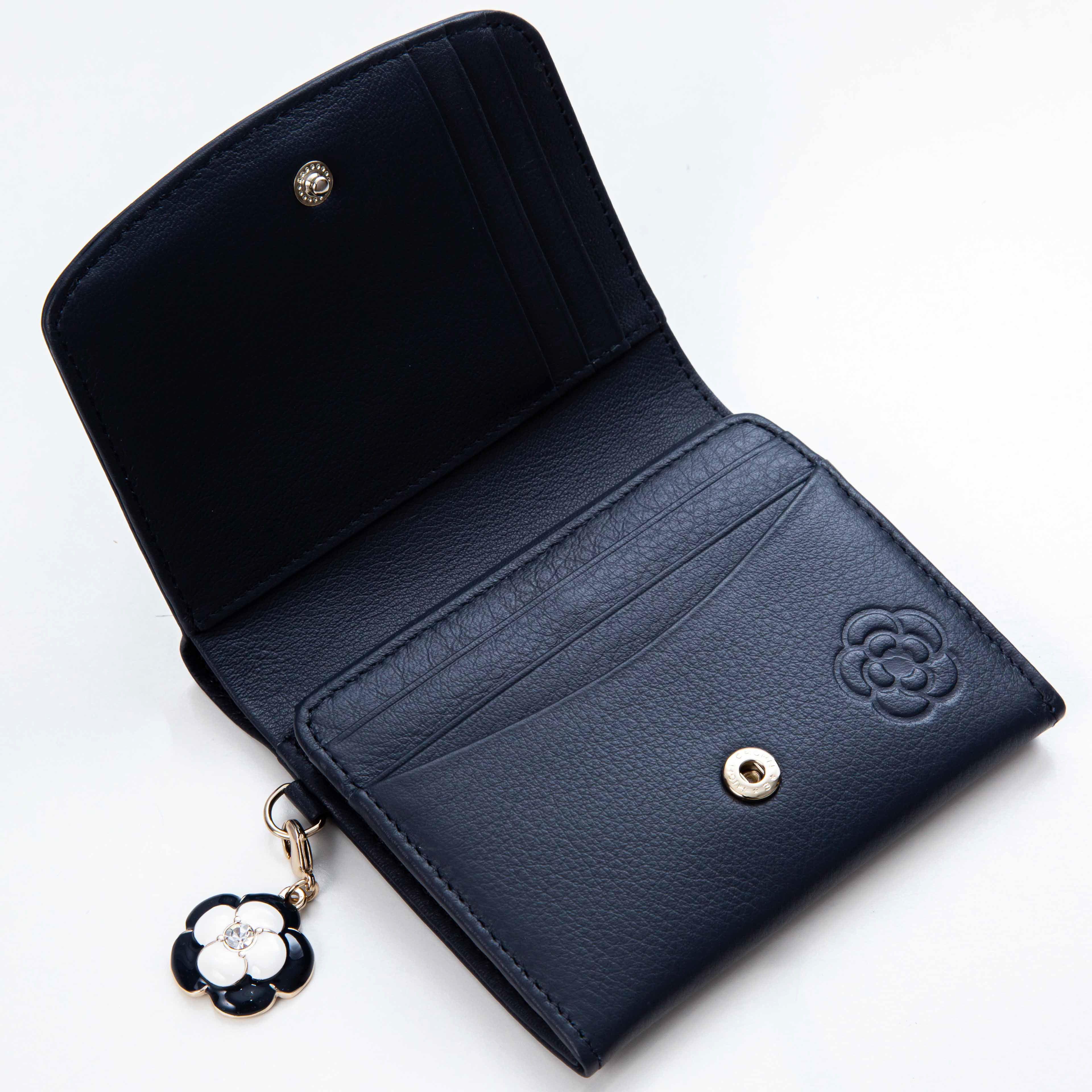 【タンプ限定/名入れ】折り財布＆ひざ掛けレースハンカチ