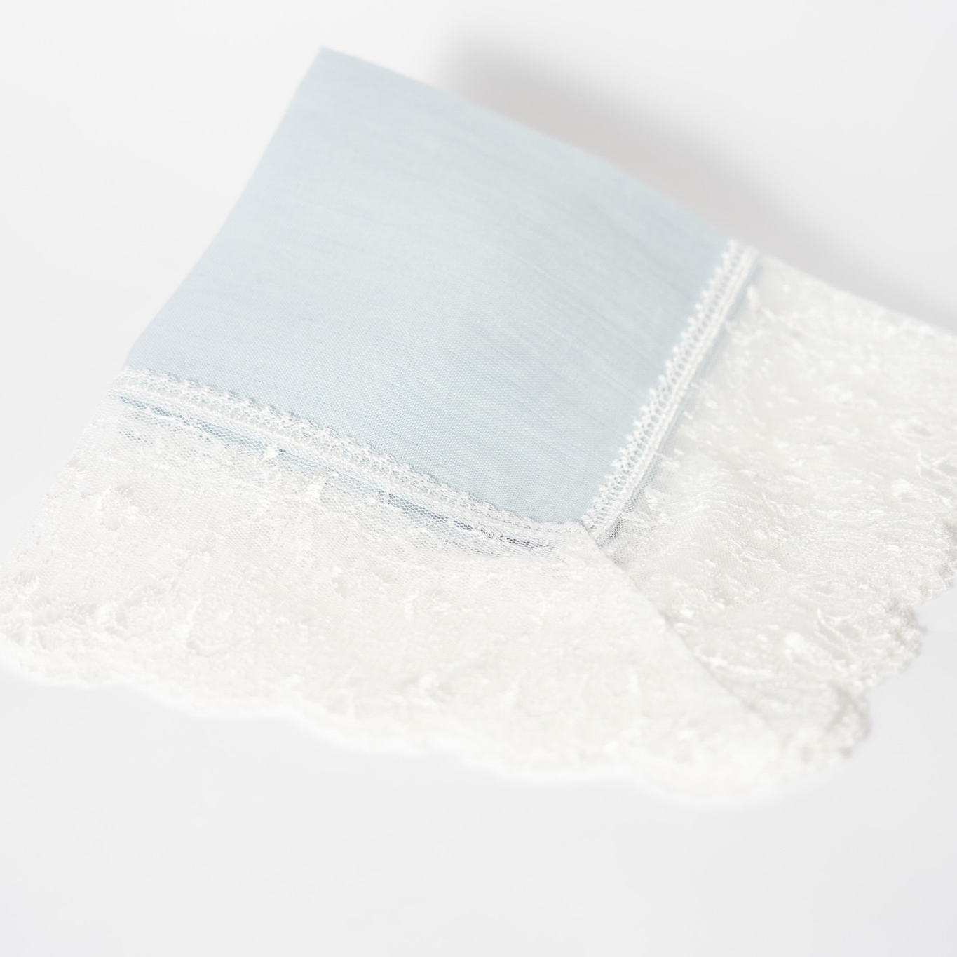 【タンプ限定/名入れ】折り財布＆ひざ掛けレースハンカチ