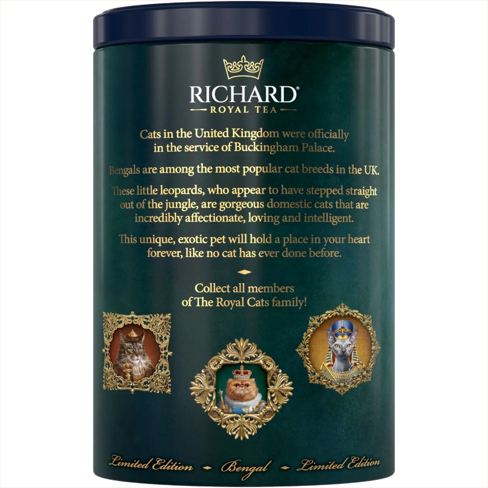 リチャード　「ザ・ロイヤル・キャッツ」セイロン紅茶 34g　