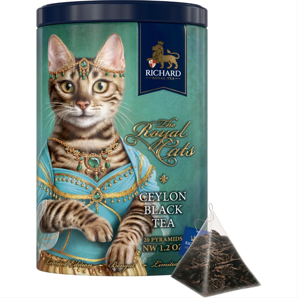 リチャード　「ザ・ロイヤル・キャッツ」セイロン紅茶 34g　