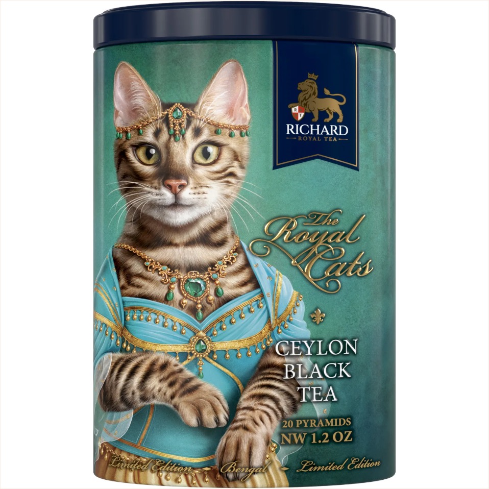 リチャード　「ザ・ロイヤル・キャッツ」セイロン紅茶 34g　