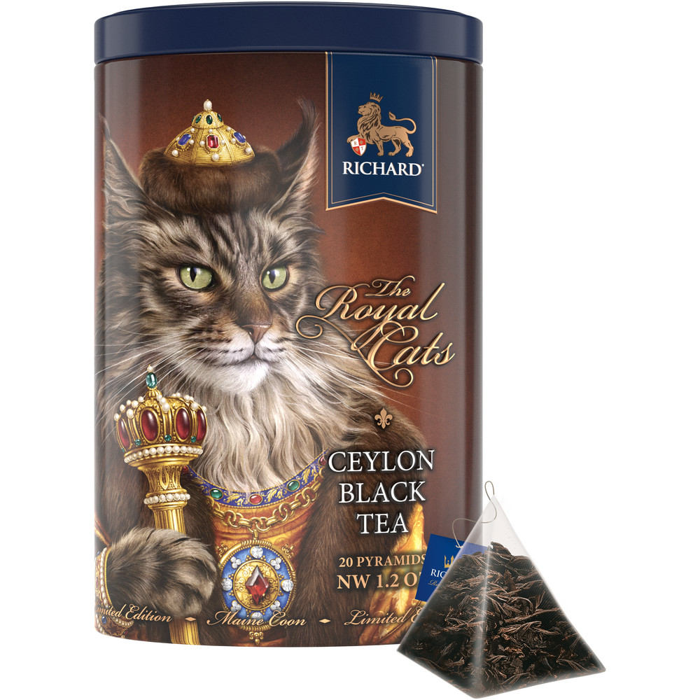 リチャード　「ザ・ロイヤル・キャッツ」セイロン紅茶 34g　