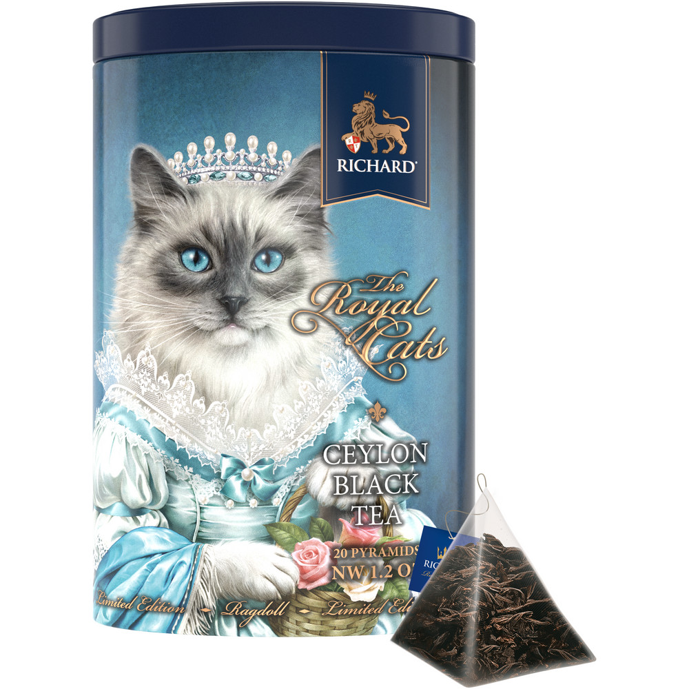 リチャード　「ザ・ロイヤル・キャッツ」セイロン紅茶 34g　