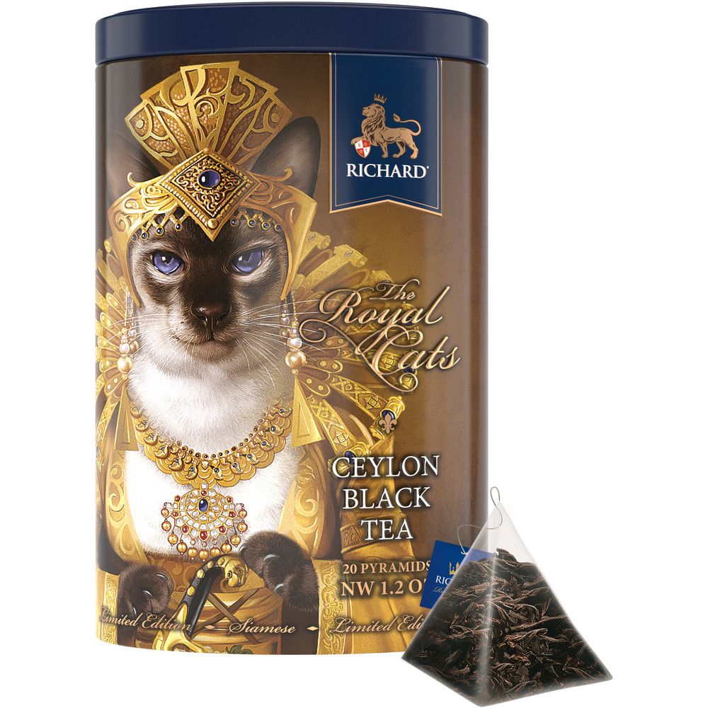 リチャード　「ザ・ロイヤル・キャッツ」セイロン紅茶 34g　