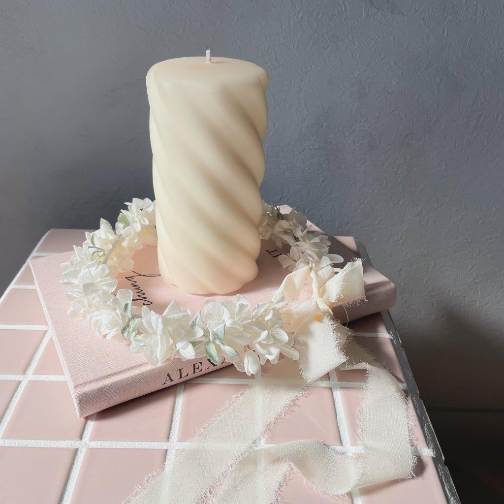 プリザーブド花冠　【リボン】