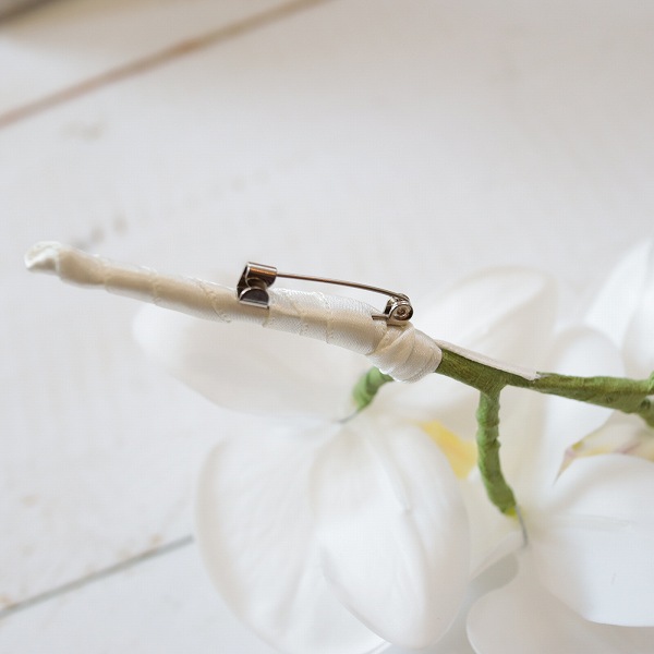 胡蝶蘭コサージュ　クリアケース付き