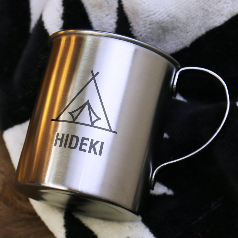 【名入れギフト】ワンポイントデザインステンレスマグカップ