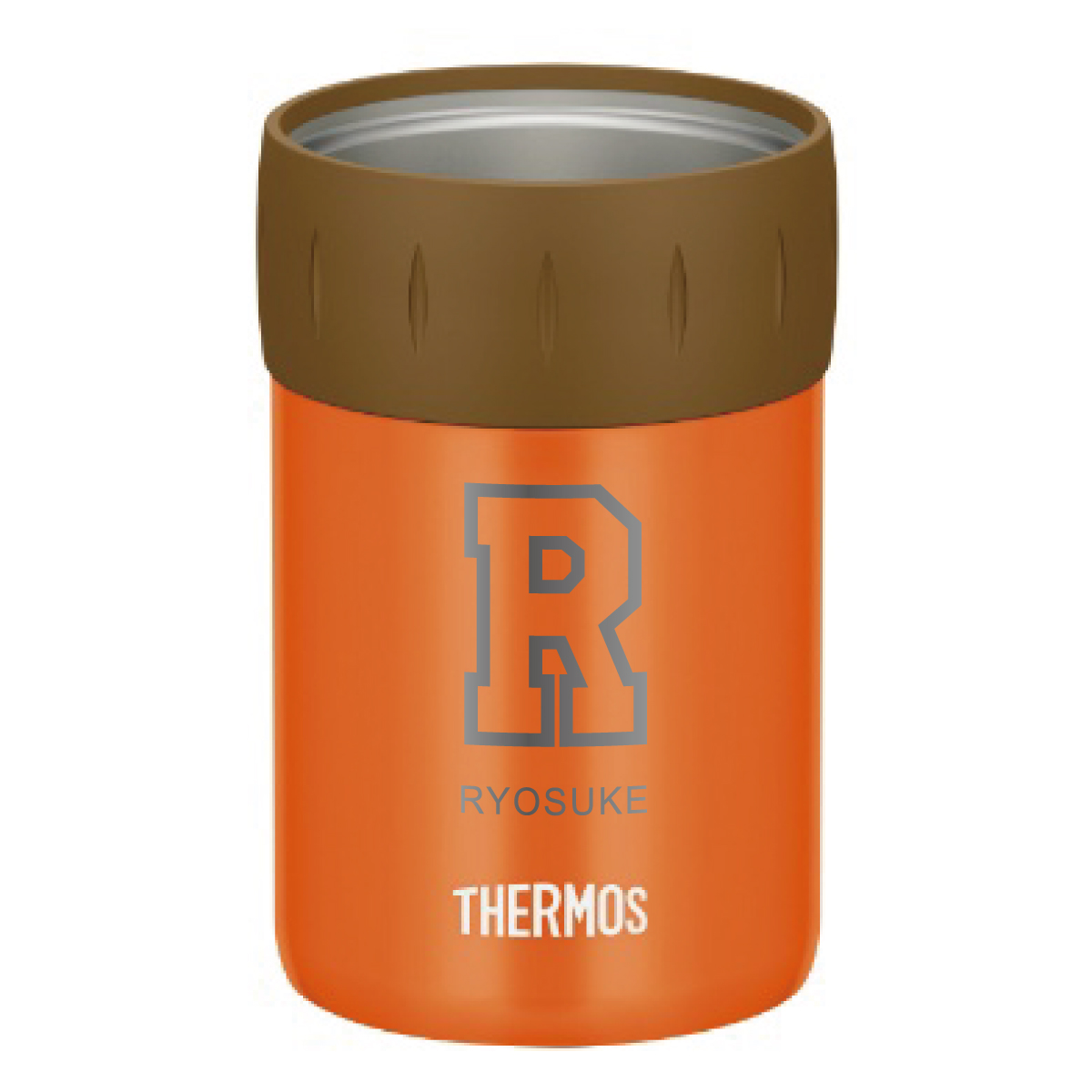 【名入れギフト】サーモス 保冷缶ホルダー 350ml イニシャル